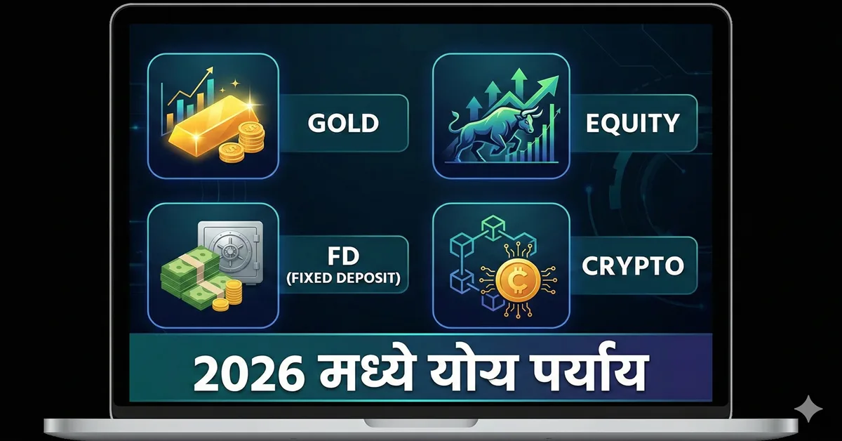 Gold vs Equity 2026 गुंतवणूक तुलना