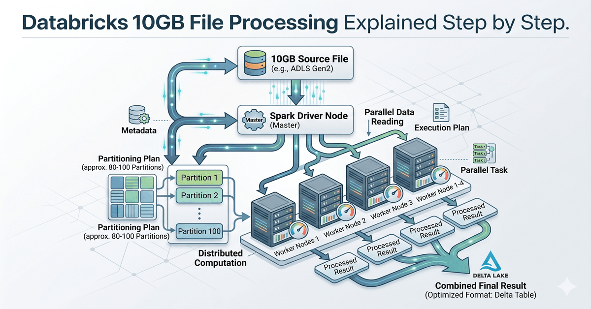 databricks file processing step